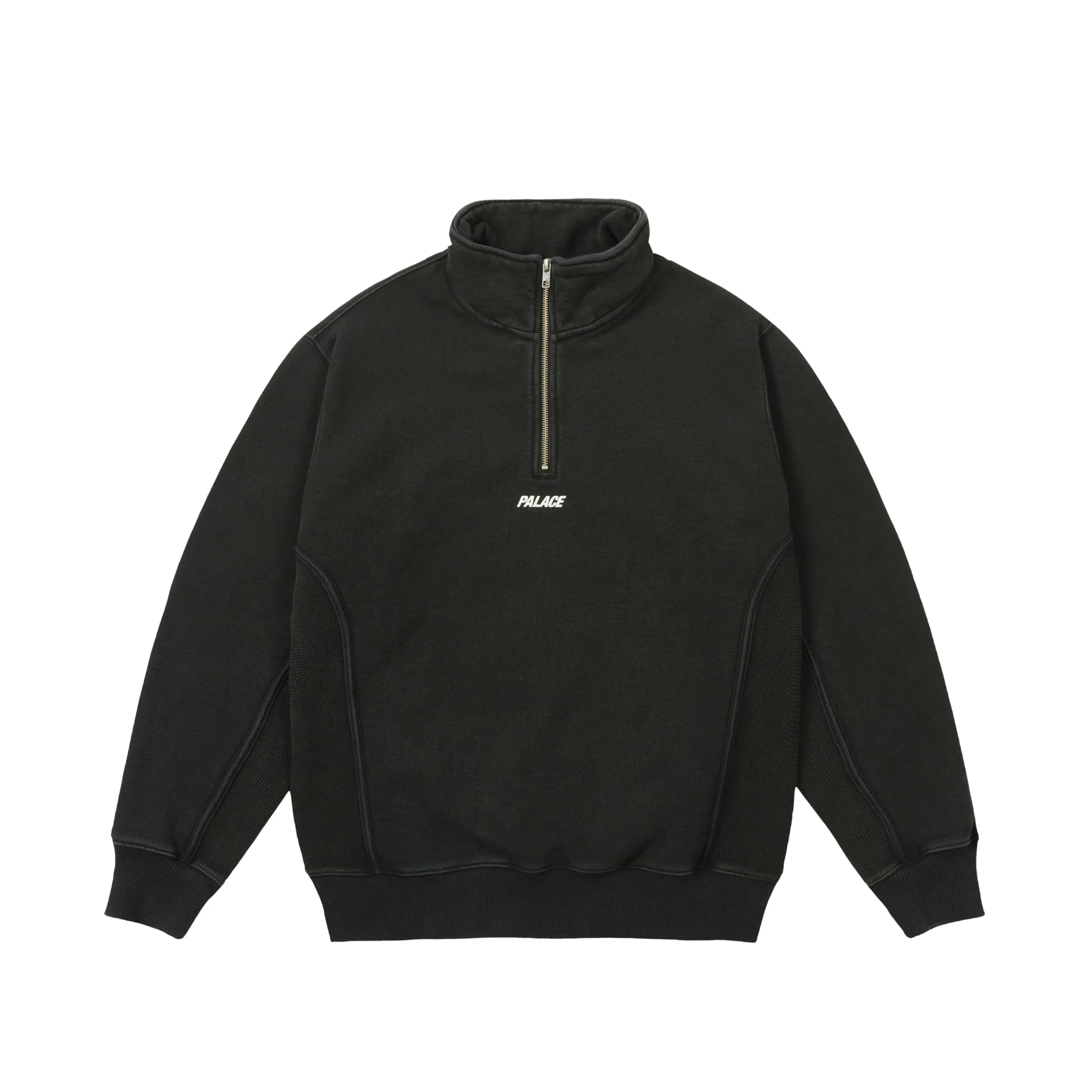 Best 1/4 ZIP WASH OUT FUNNEL BLACK Sweatshirts