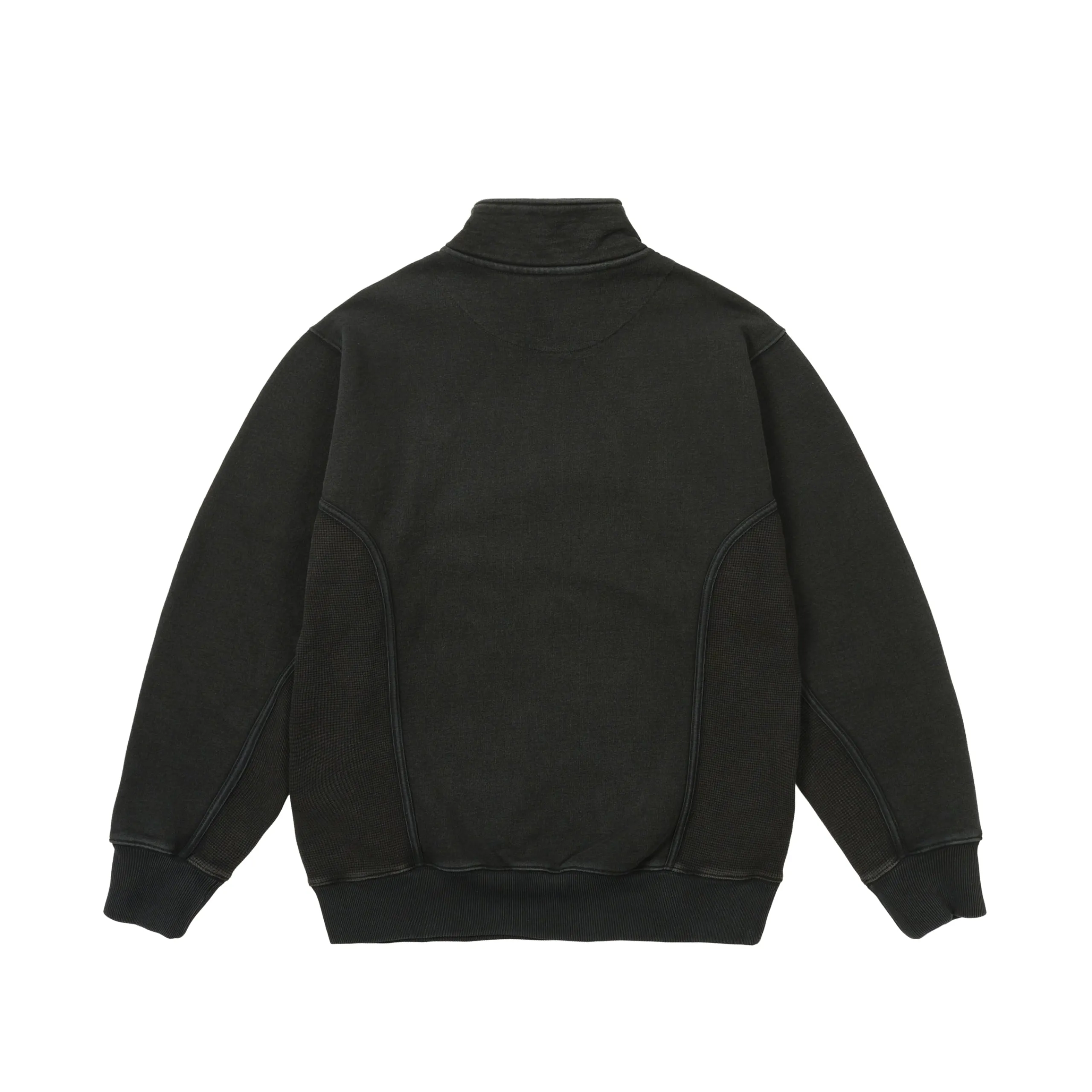 Best 1/4 ZIP WASH OUT FUNNEL BLACK Sweatshirts