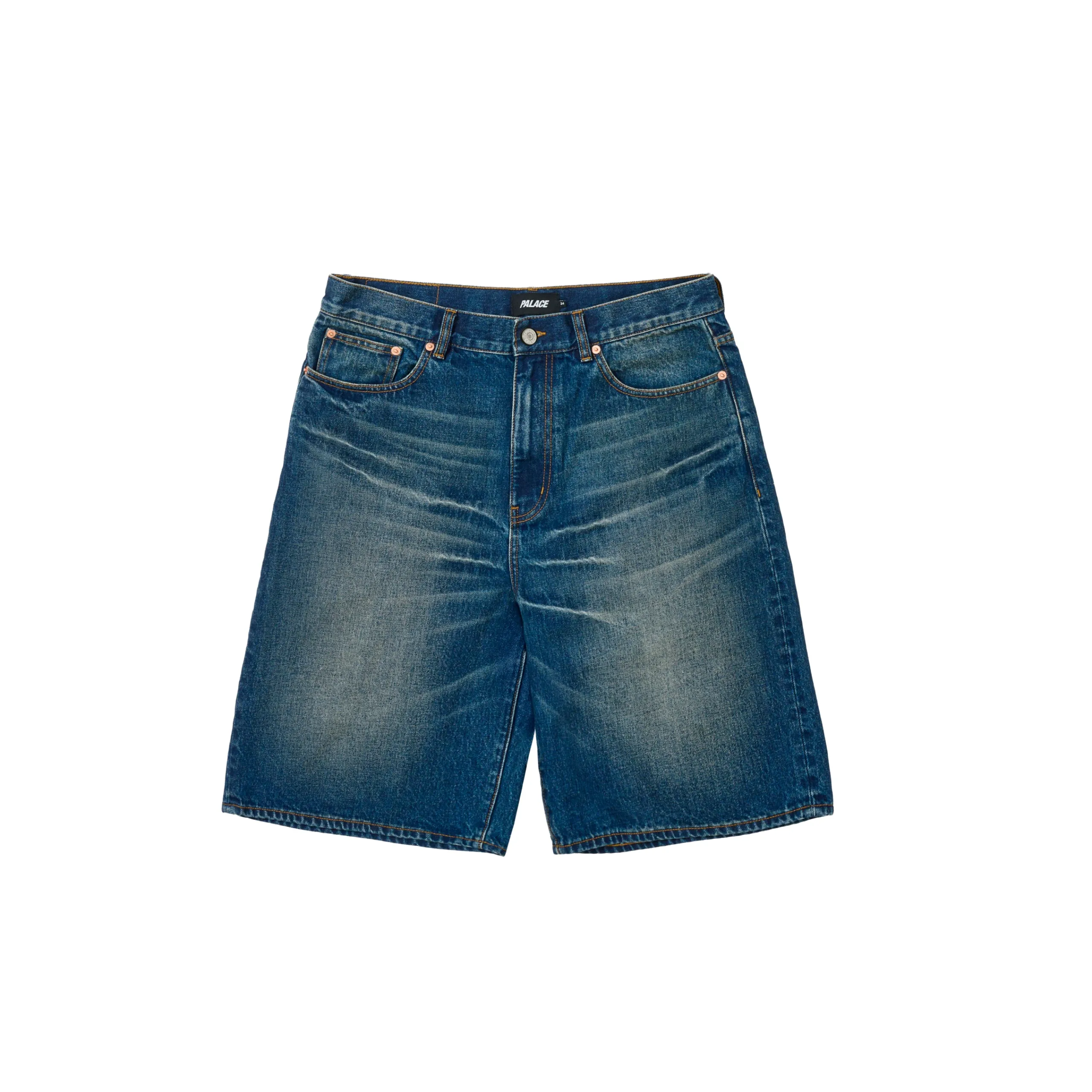 New DENIM SHORT INDIGO SAND WASH Shorts