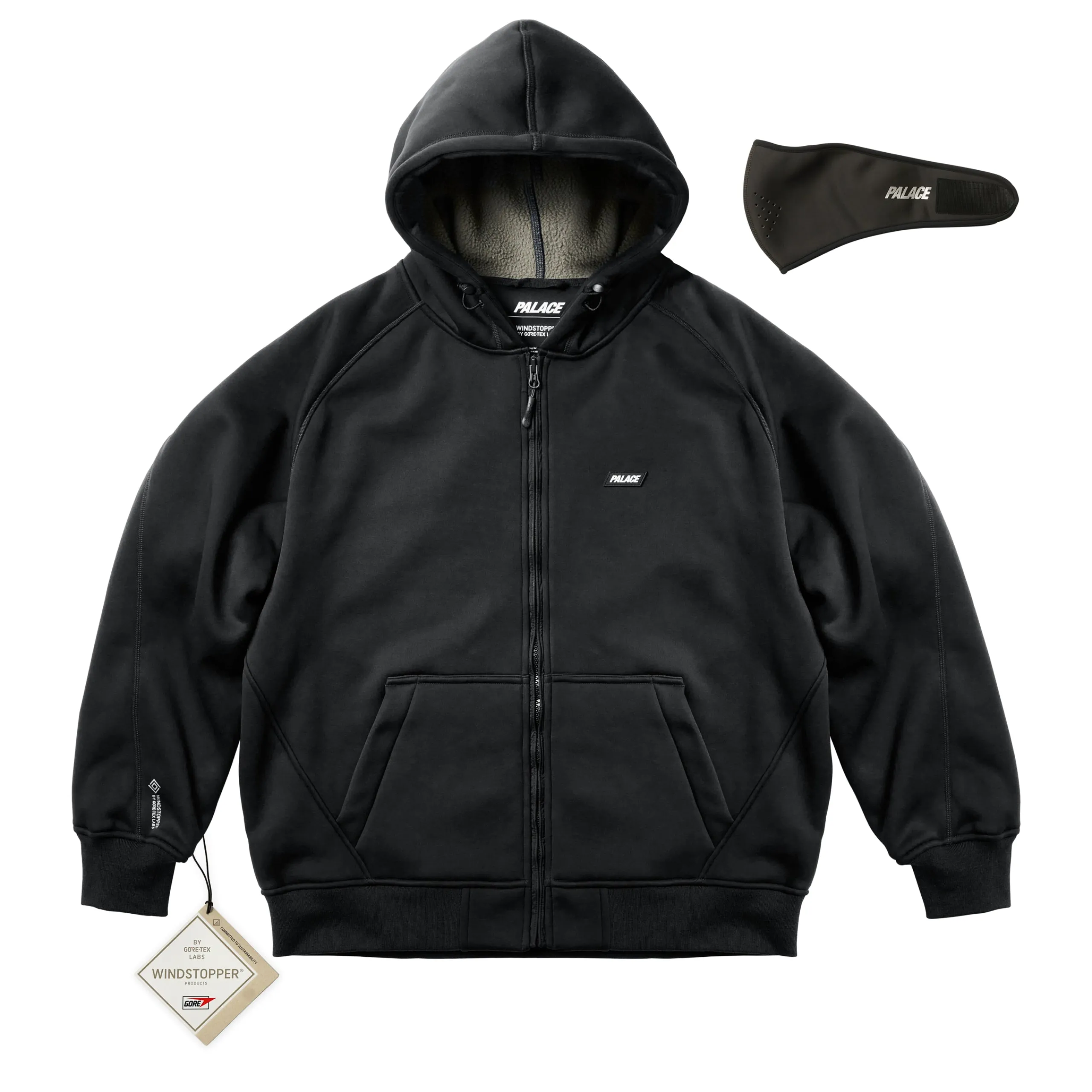 Fashion GORE-TEX WINDSTOPPER BONDED JACKET BLACK Jackets
