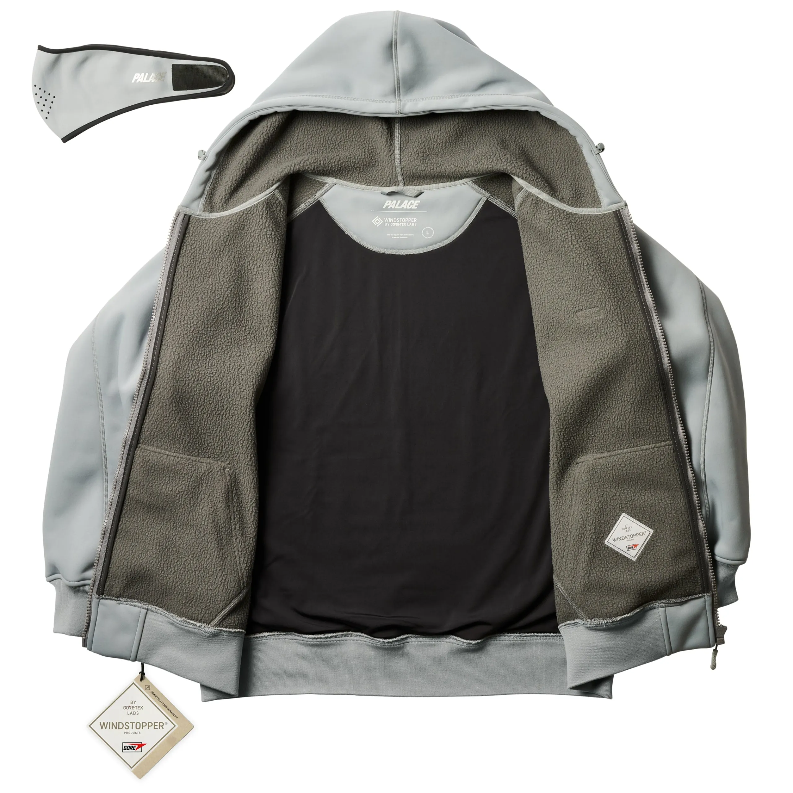 Best GORE-TEX WINDSTOPPER BONDED JACKET CONCRETE GREY Jackets