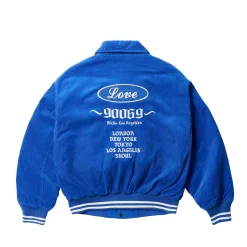 New PALACE LOVE VARSITY JACKET BLUE Jackets