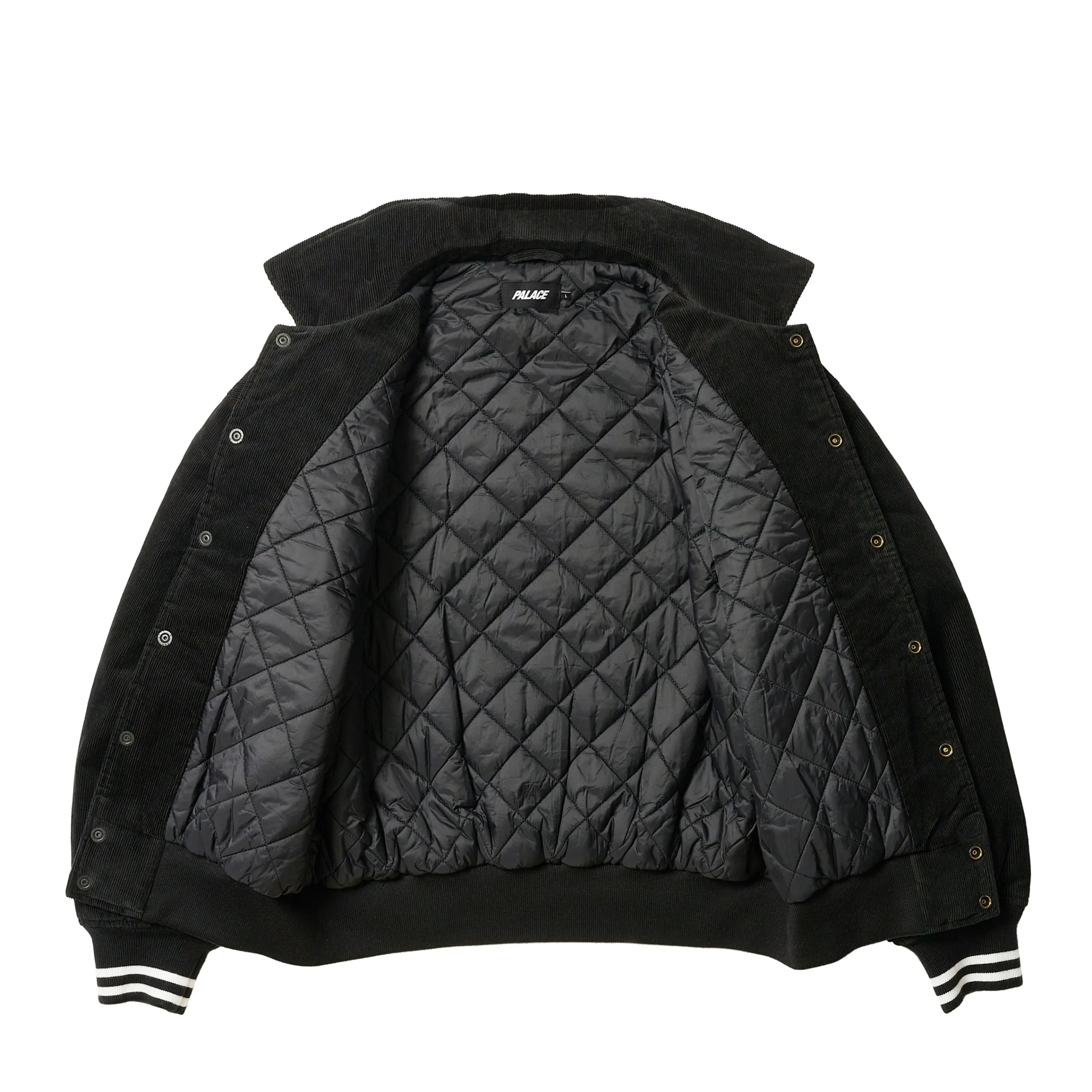 Discount PALACE LOVE VARSITY JACKET BLACK Jackets