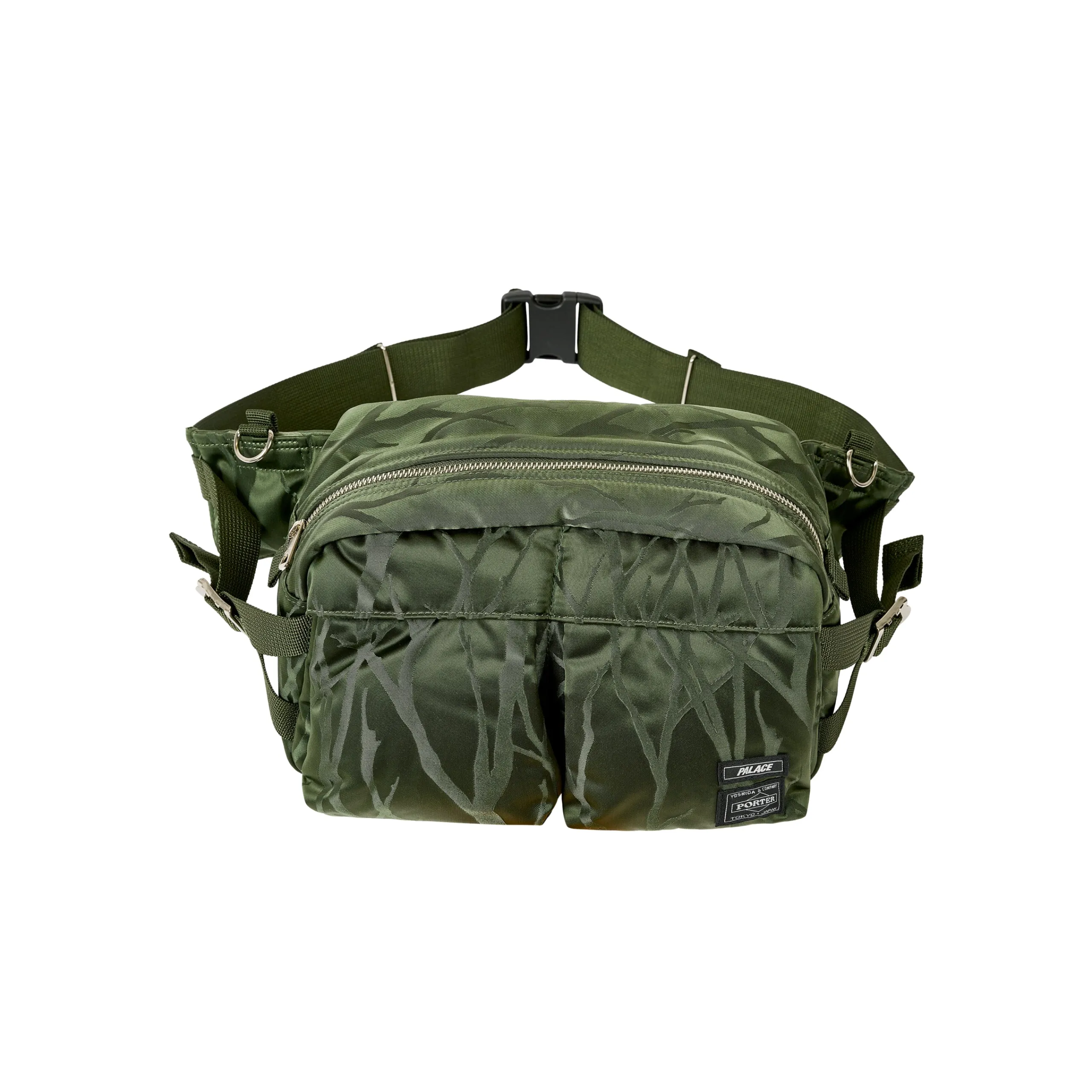 Outlet PALACE PORTER WAIST BAG OLIVE / JACQUARD Bags