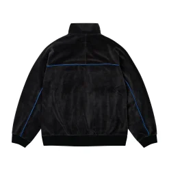 Best PIPED VELOUR FUNNEL BLACK Jackets|Tracksuits