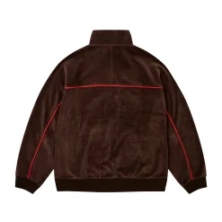 Sale PIPED VELOUR FUNNEL FOX Jackets|Tracksuits