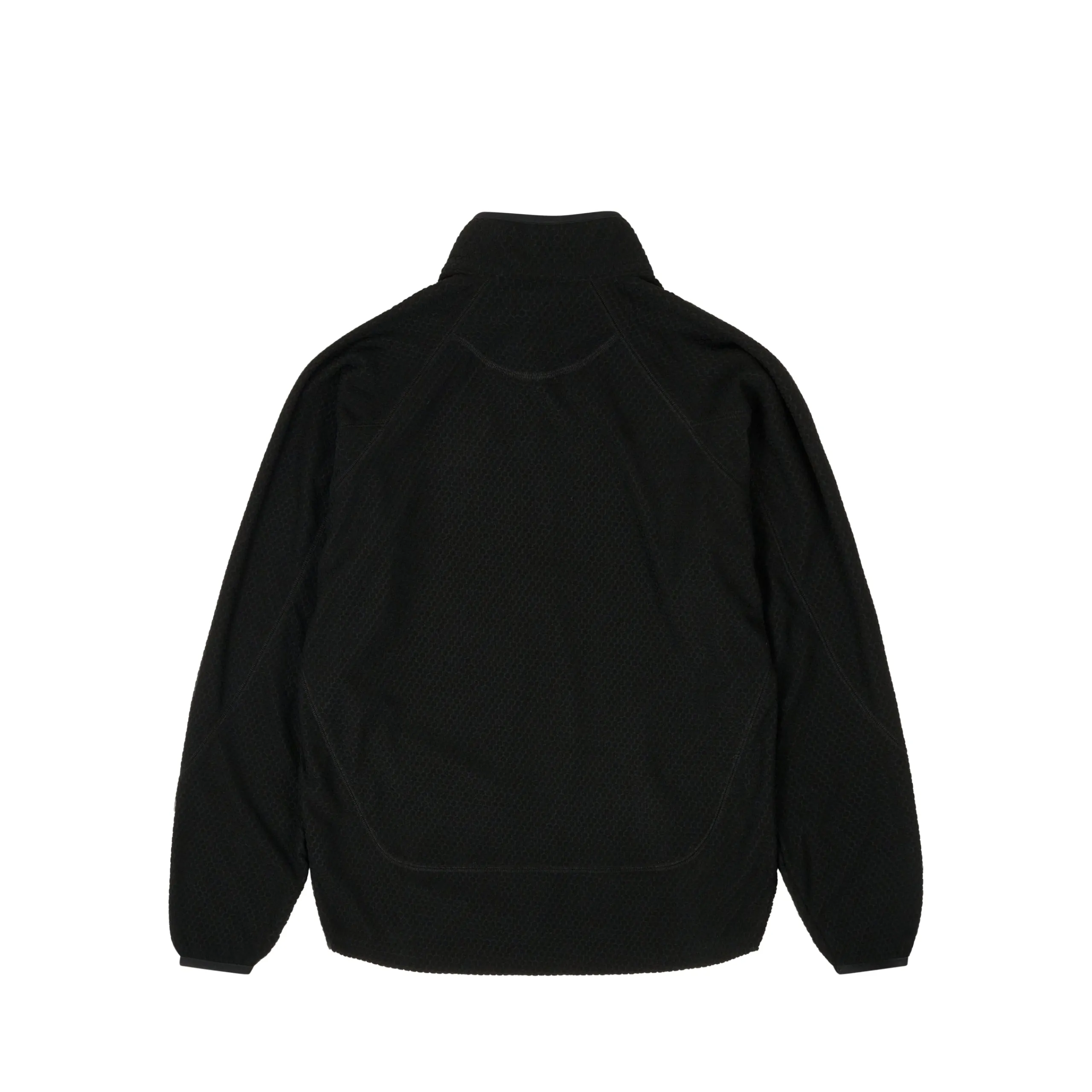 Outlet RUN IT 1/2 ZIP THERMAL TRACK JACKET BLACK Jackets