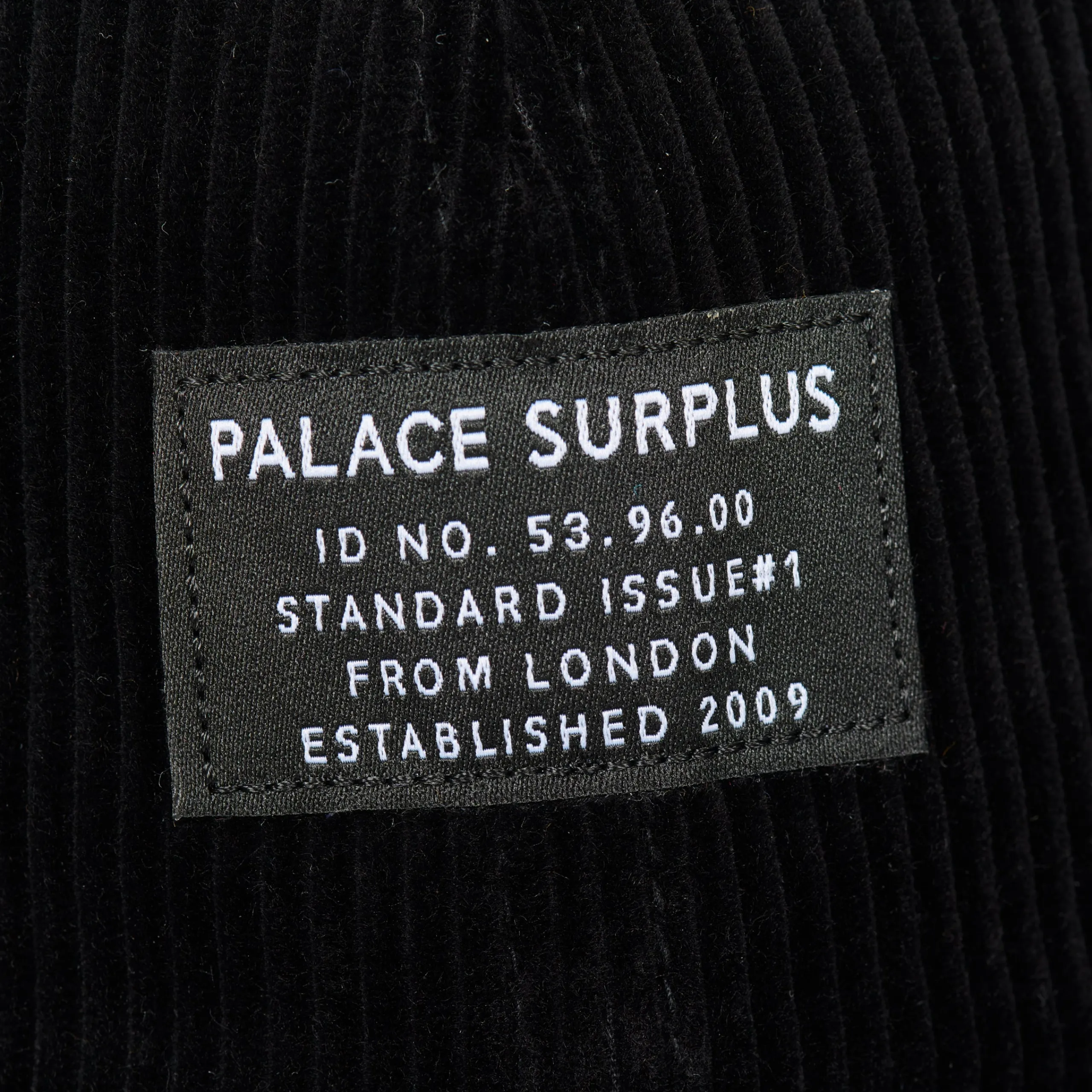 Clearance SURPLUS CORDUROY PAL HAT BLACK Hats