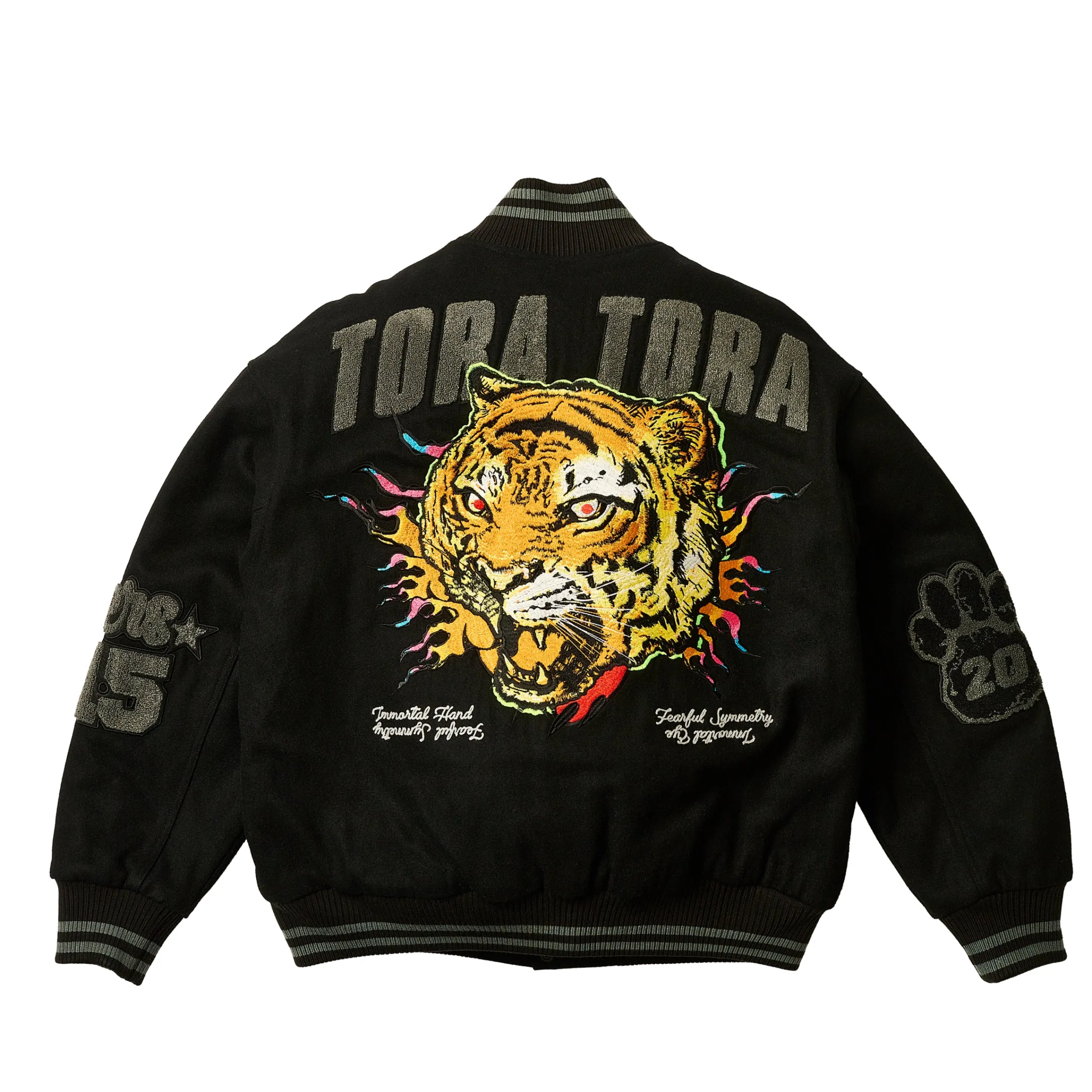 Discount TORA TORA VARSITY JACKET BLACK Jackets