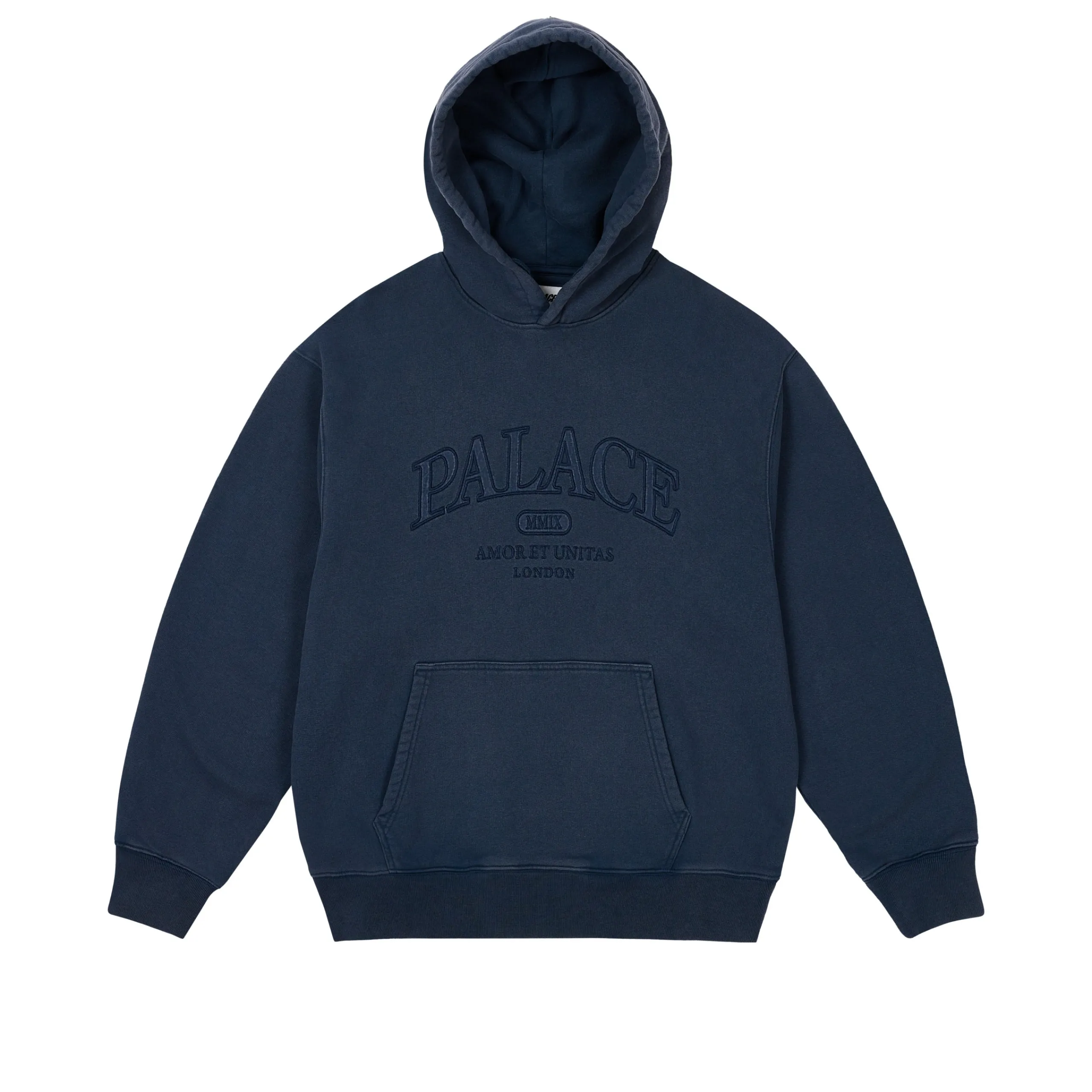 Best UNITAS PIGMENT WASH HOOD NAVY Tracksuits|Hoods