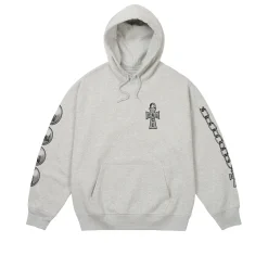 Fashion WIZARD SLEEVES HOOD GREY MARL Hoods